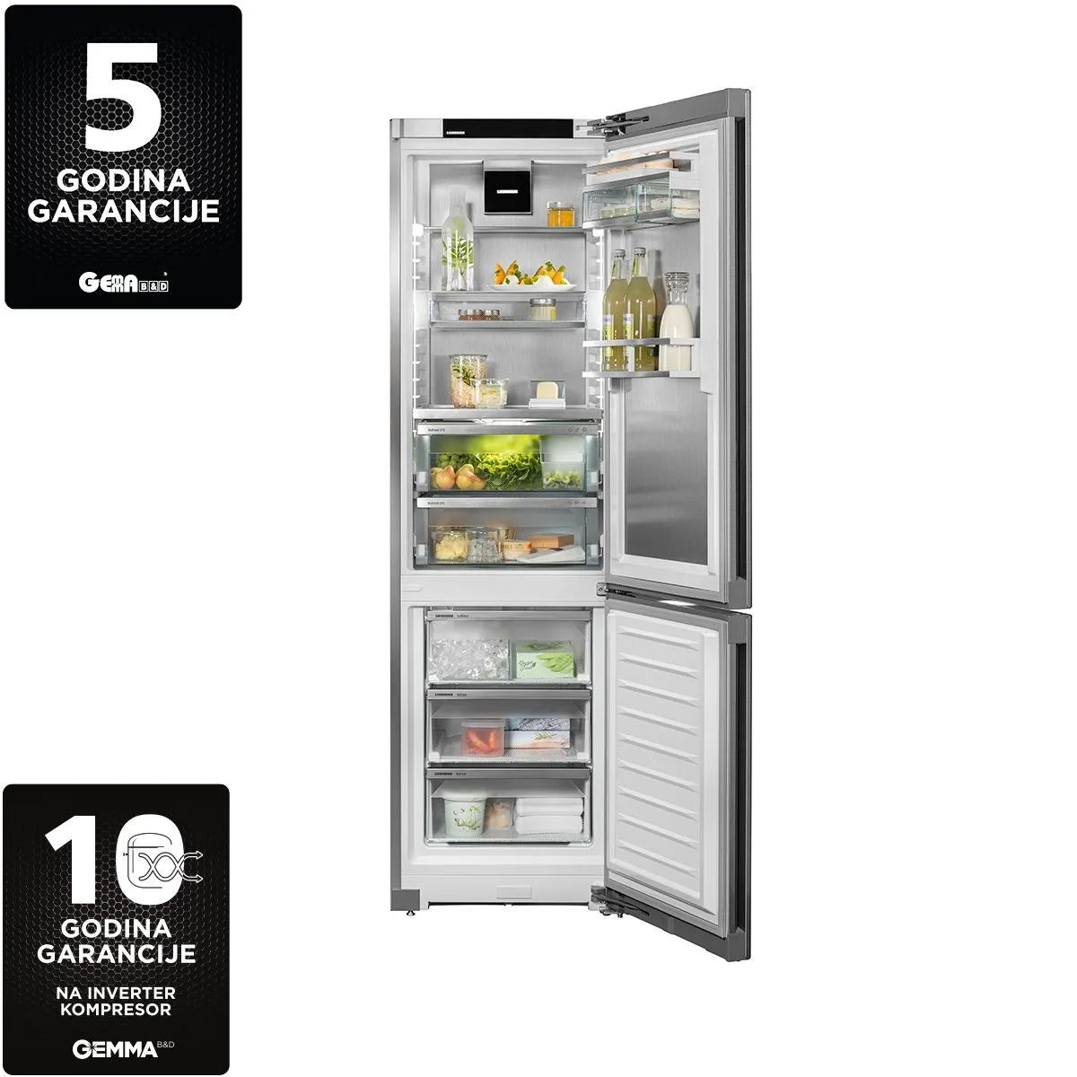Liebherr KOMBINOVANI FRIŽIDER CBNstd 579i - Peak Line + SmartSteel