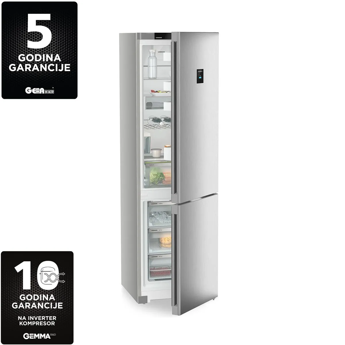 Liebherr KOMBINOVANI FRIŽIDER CNsfd 5743 - Plus Line + SteelFinish