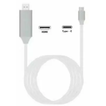 Linkom KABL TIP C NA HDMI + USB 2.0, 2M (POVEZUJE TV + MOB) 2M  612 HDMI 2K na(Micro+Tip C+Iphone)povezuje TV+mob 2m