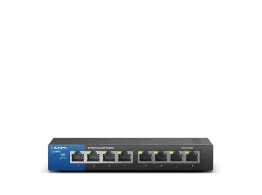 Linksys NEUPRAVLJIV GIGABIT SWITCH 8X10/100/1000 LGS108-EU-RTL