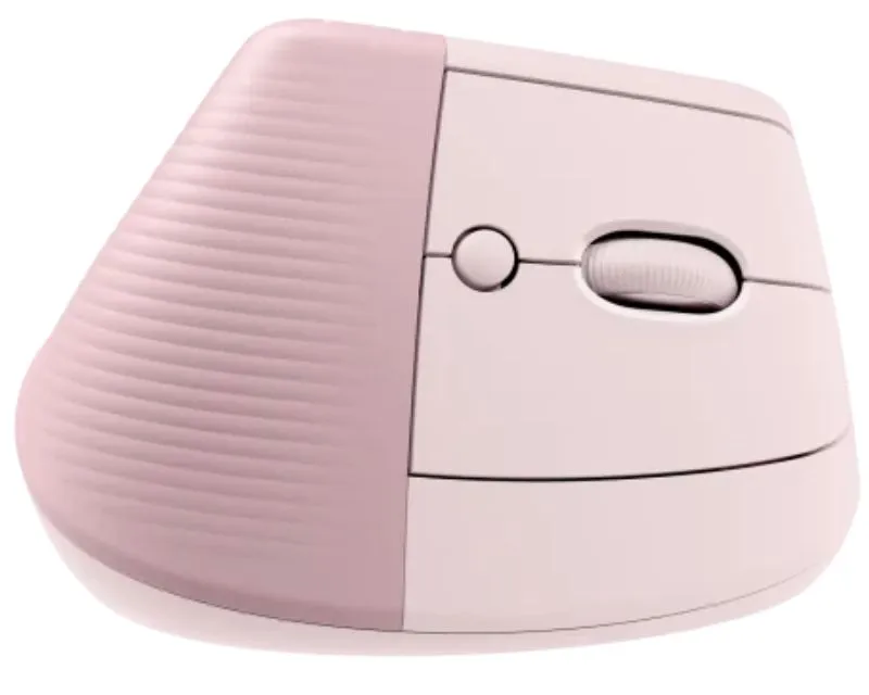 LOGITECH Lift Vertical Ergonomic Wireless miš roze