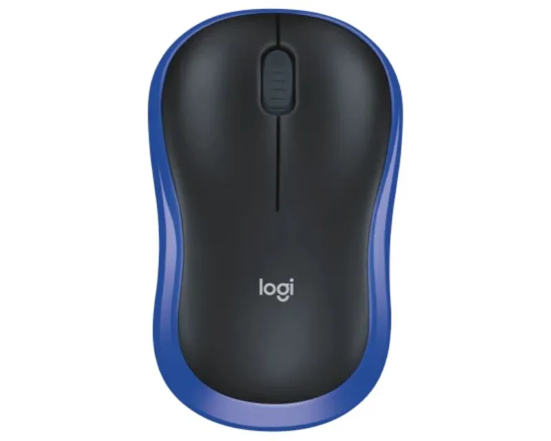 LOGITECH M185 Wireless plavi miš Retail