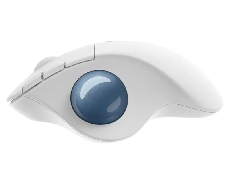 LOGITECH M575s ERGO Bluetooth Trackball Offwhite Blue ball miš
