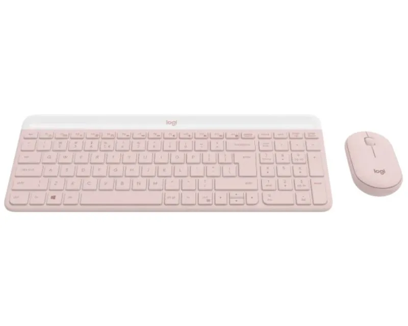 LOGITECH MK470 MK470 Wireless Desktop US Roze tastatura + miš