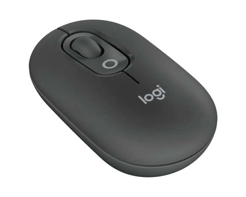 LOGITECH Pop Mouse with Emoji, graphite miš