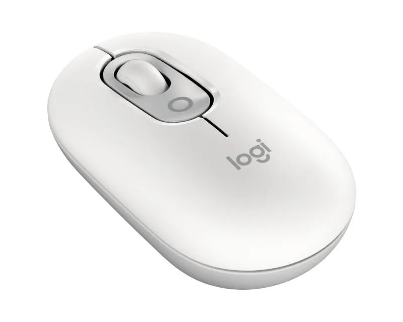 LOGITECH Pop Mouse with Emoji, Off-White miš