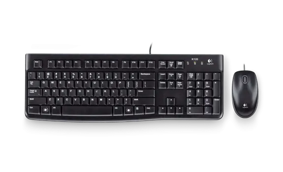 Logitech TASTATURA I MIŠ MK120 Wired Desktop YU
