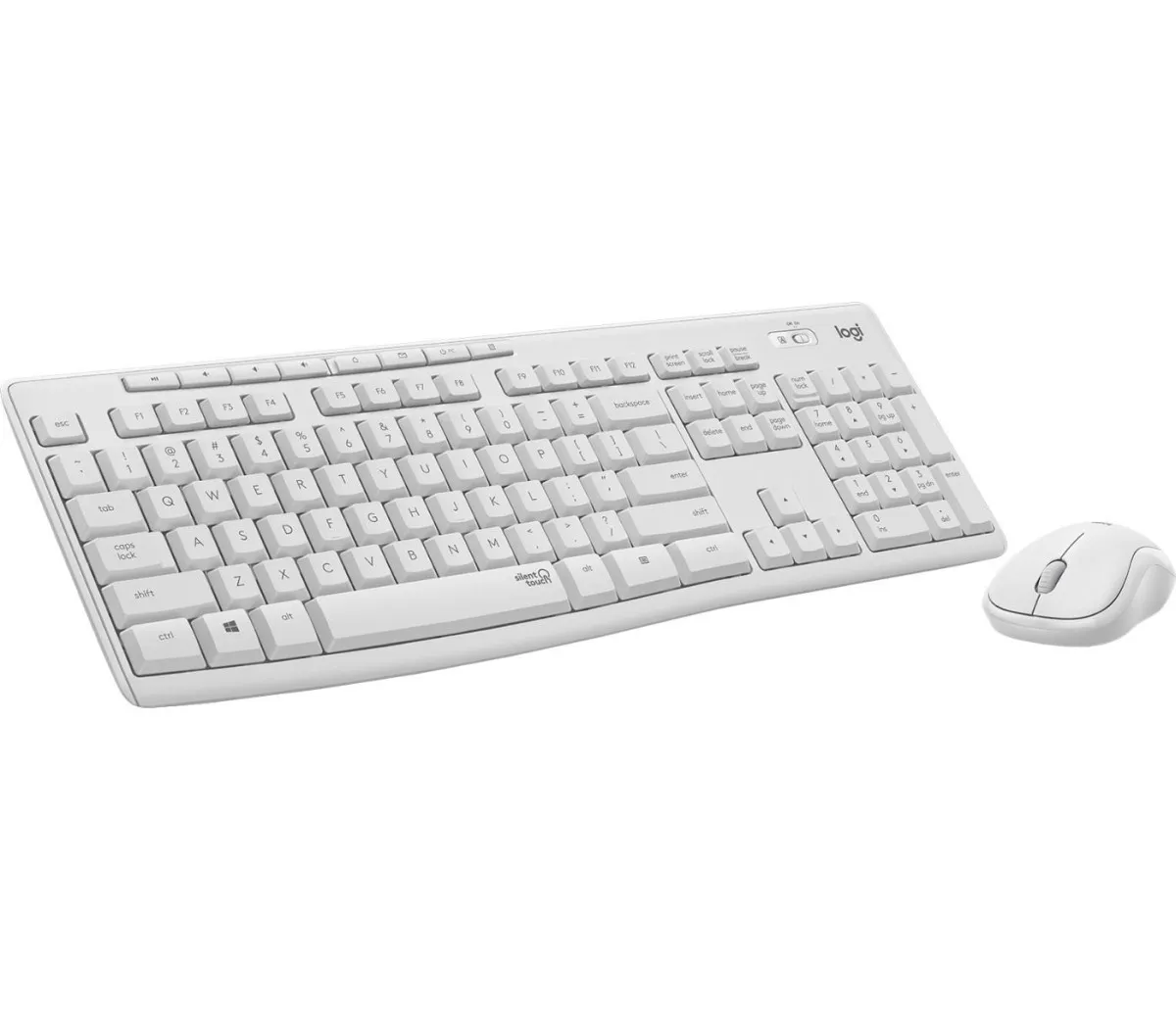 Logitech TASTATURA I MIŠ MK295 Silent Wireless Desktop Off White US 920-009782