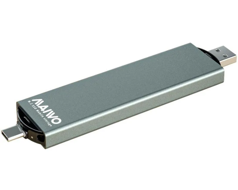 MAIWO Externo Kućište USB-C/USB(A) 3.2 na M.2 NVMe/SATA K1683P2