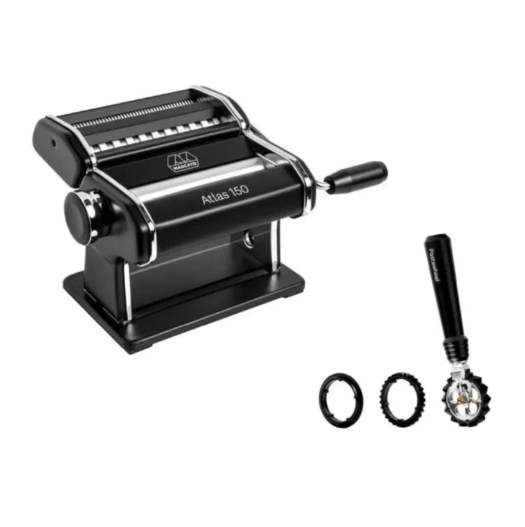 Marcato SET MAŠINA ZA TESTENINU  ATLAS 150 SA PASTA TOČKIĆEM CRNA (AT-150-NER-PW)