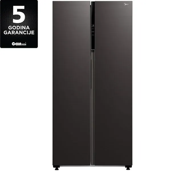 Midea SIDE BY SIDE FRIŽIDER MDRS619FGF28 JAZZ BLACK