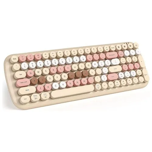 Moffii BT WL RETRO TASTATURA U MILK TEA boji (SK-646BTMT)