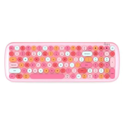 Moffii BT WL RETRO TASTATURA U PINK boji (SK-646BTPK)