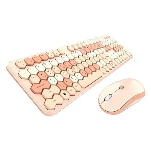 Moffii WL HONEY COMB TASTATURA I MIŠ U MILK TEA boji (SMK-649M5AGMT)