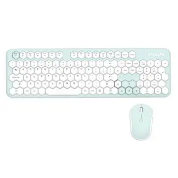 Moffii WL HONEY COMB TASTATURA I MIŠ U ZELENO/BELOJ boji (SMK-649M5AGGNWH)