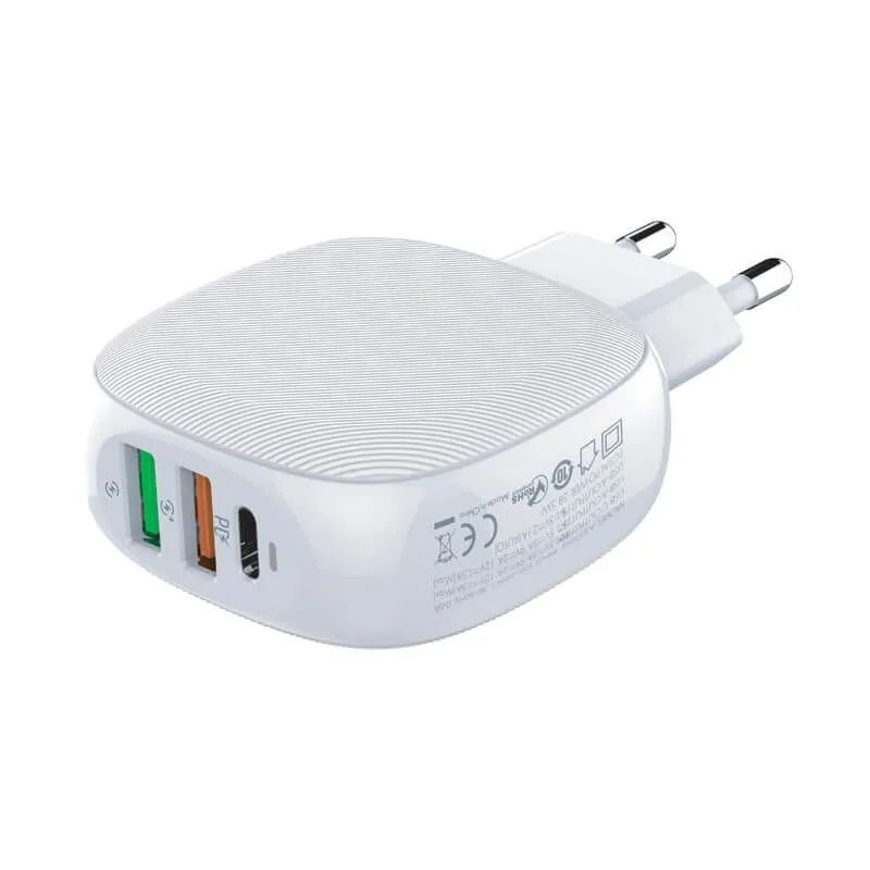 Moye KUCNI PUNJAC Voltaic USB Charger PD Type-C QC 3.0 28.5W White