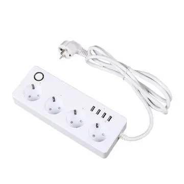 Moye WIFI SMART PRODUŽNI KABL Voltaic Smart Power Strip V2 4 EU Plugs + 4 USB Plugs 3680W 16A