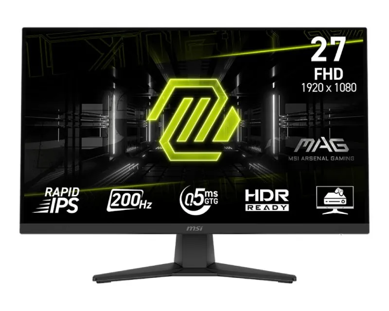 MSI 27 inča MAG 272F FHD 1920x1080 Rapid IPS 200 Hz HDR Ready gaming monitor