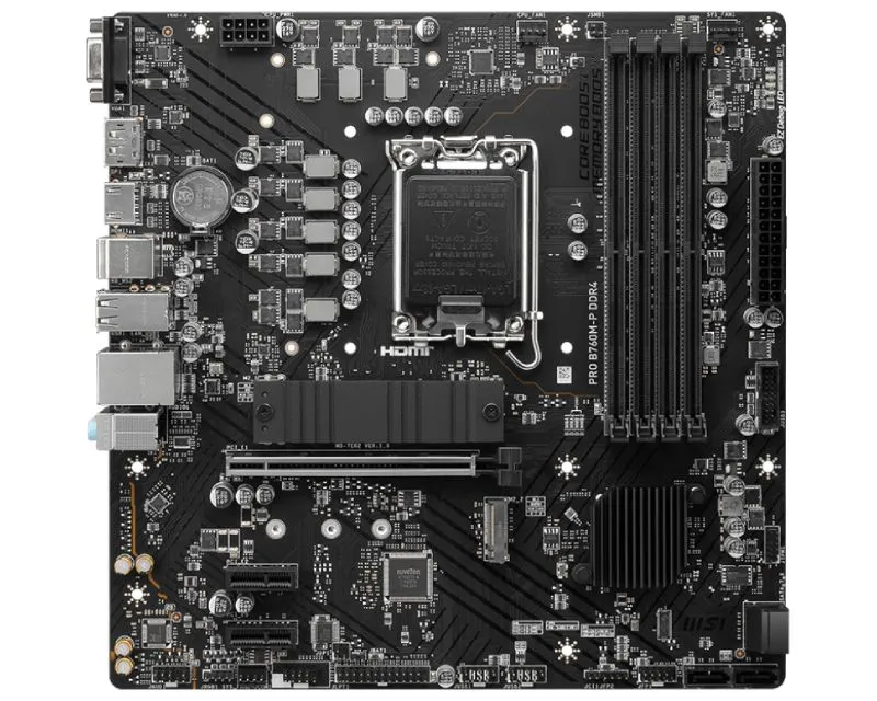 MSI Realtek ALC897 Codec PRO B760M-P DDR4 matična ploča