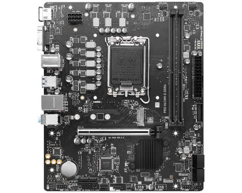 MSI Realtek ALC897 Codec PRO H610M-E DDR4 matična ploča