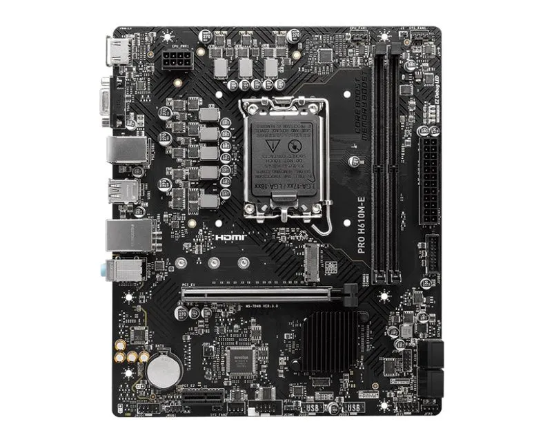 MSI Realtek ALC897 Codec PRO H610M-E matična ploča