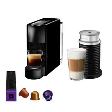 Nespresso APARAT ZA KAFU Essenza Mini Black & Aeroccino A3NC30EUBK-TX