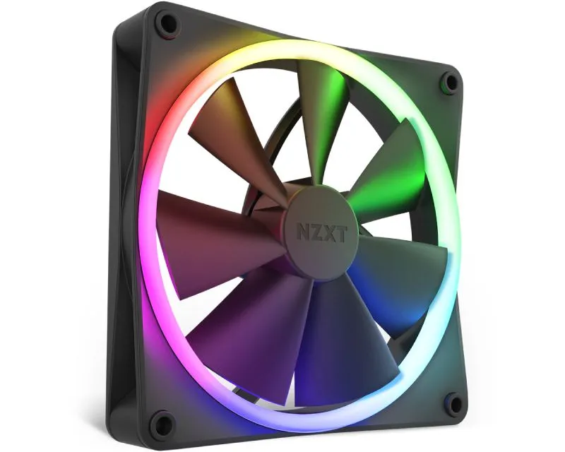 NZXT F140 RGB 140mm ventilator crni (RF-R14SF-B1)