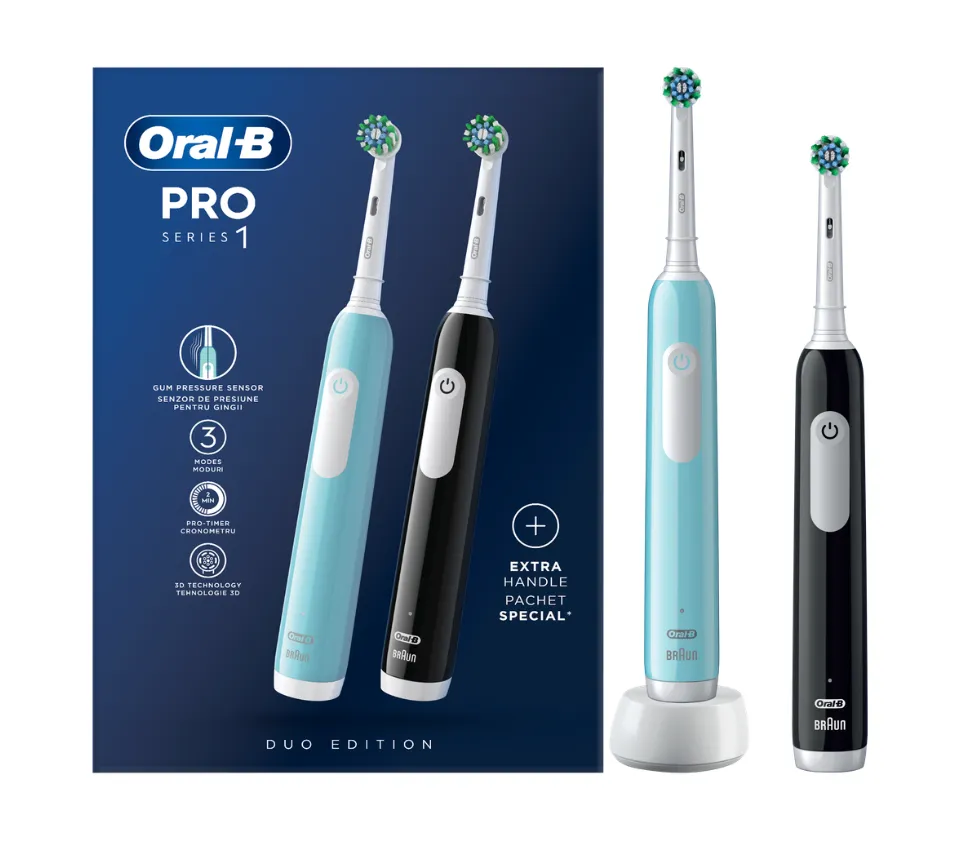 OralB ELEKTRIČNA ČETKICA ZA ZUBE PRO 1 (2 kom)