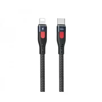 Remax DATA KABL 641 DATA kabl Lesu FC Pro PD20W Tip C na Iphone crni 1m