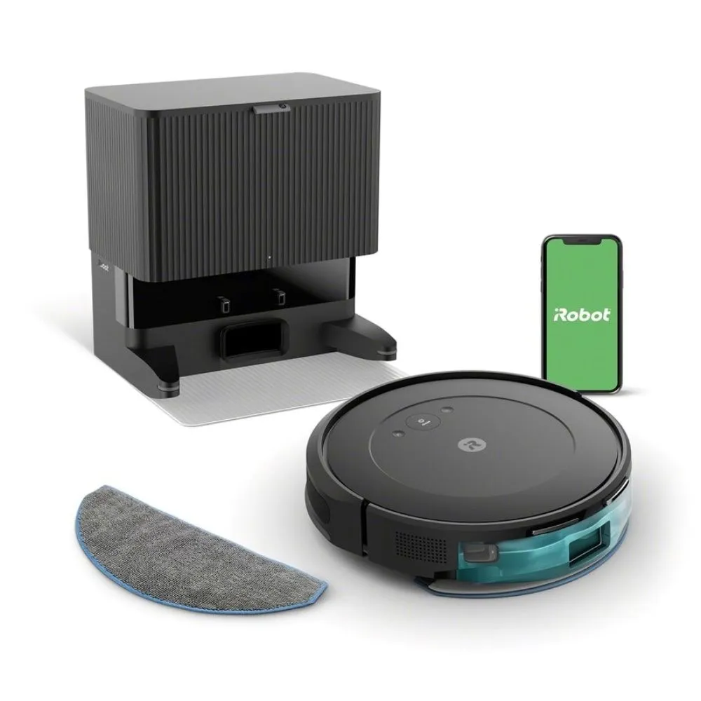 Robot usisivač i brisač iRobot Roomba Combo 2 Essential Crni
