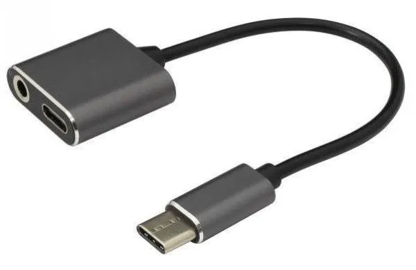 S-BOX ADAPTER USB TYPE-C->TYPE-C + 3.5mm