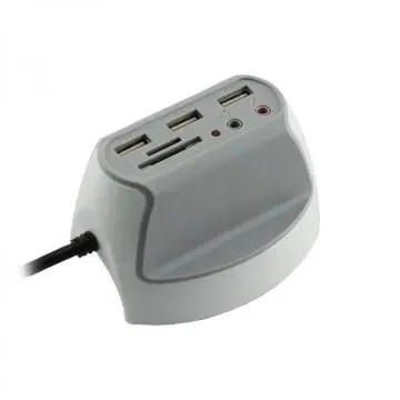 S-BOX USB HUB SA ČITAČEM KARTICA DH 1 USB