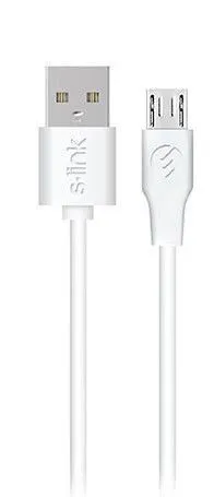 S-LINK KABL ZA PUNJAČ USB A (MUŠKI) NA MICRO USB B (MUŠKI) 0.2M BELI AND-KC02B