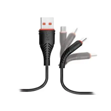 S-LINK KABL ZA PUNJAC USB A (M) na MicroUSB B (M) 1m CRNI SW-C595