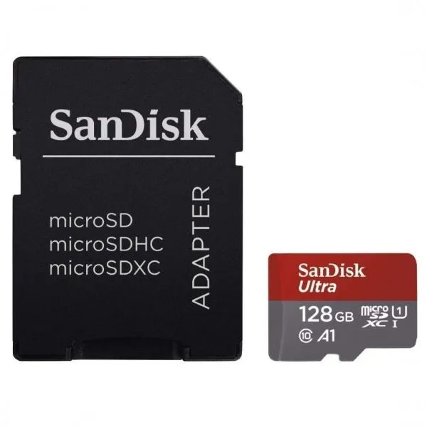 SanDisk MEMORIJSKA KARTICA SDHC 128GB micro 100MB/s 40MB/s Class10 U3/V30+SD adap.