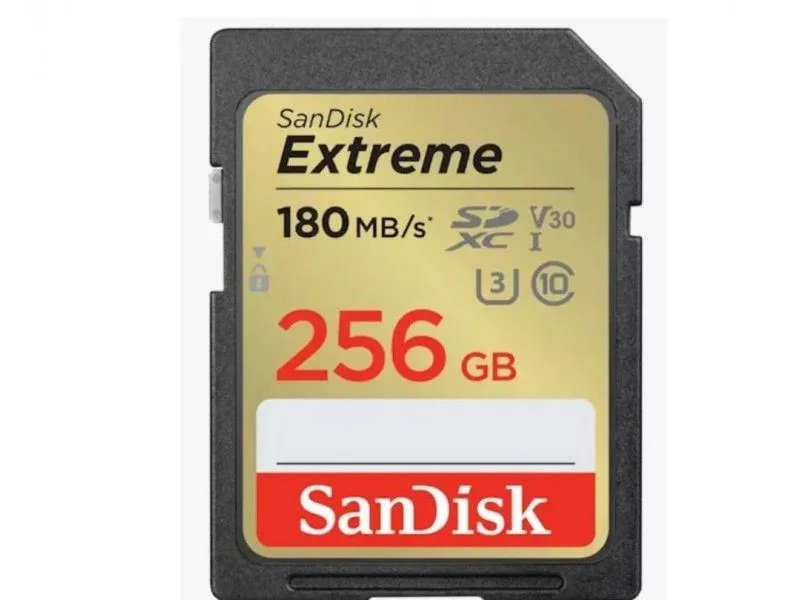 SanDisk MEMORIJSKA KARTICA SDXC 256GB Extreme, 180MB/s UHS-I Class 10 U3 V30 67782