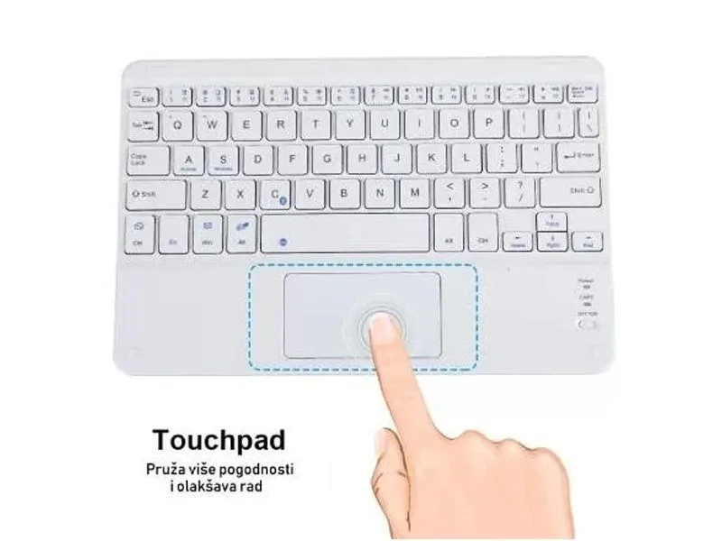Stark TASTATURA BTK770W US Bela