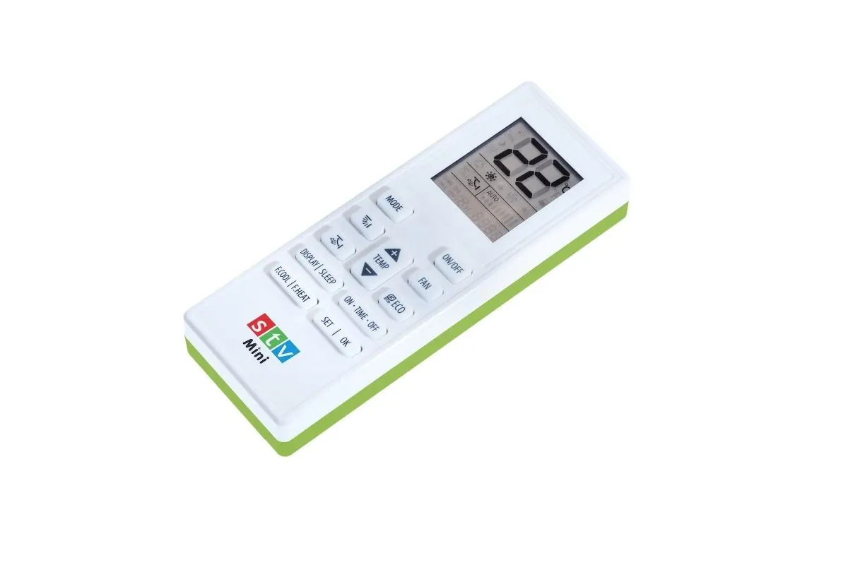 STV UNIVERZALNI DALJINSKI UPRAVLJAČ ZA KLIMU MINI LIME GREEN