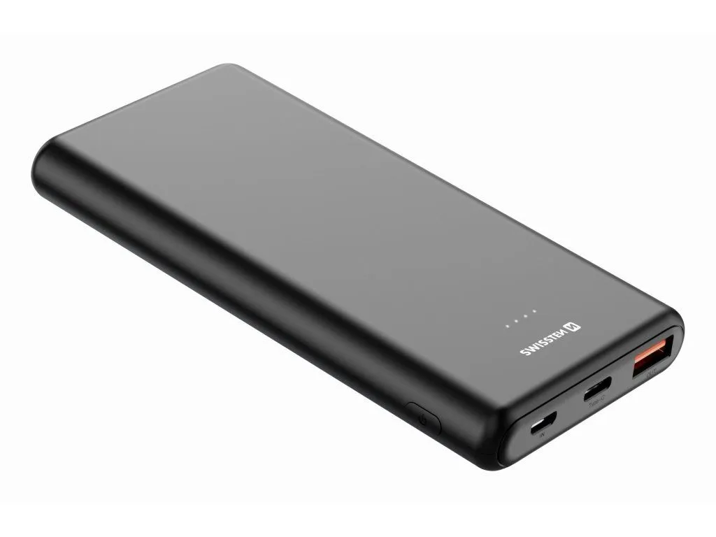 Swissten EKTERNA BATERIJA 789 Power Bank Power Line 10000 mAh 20W, crni