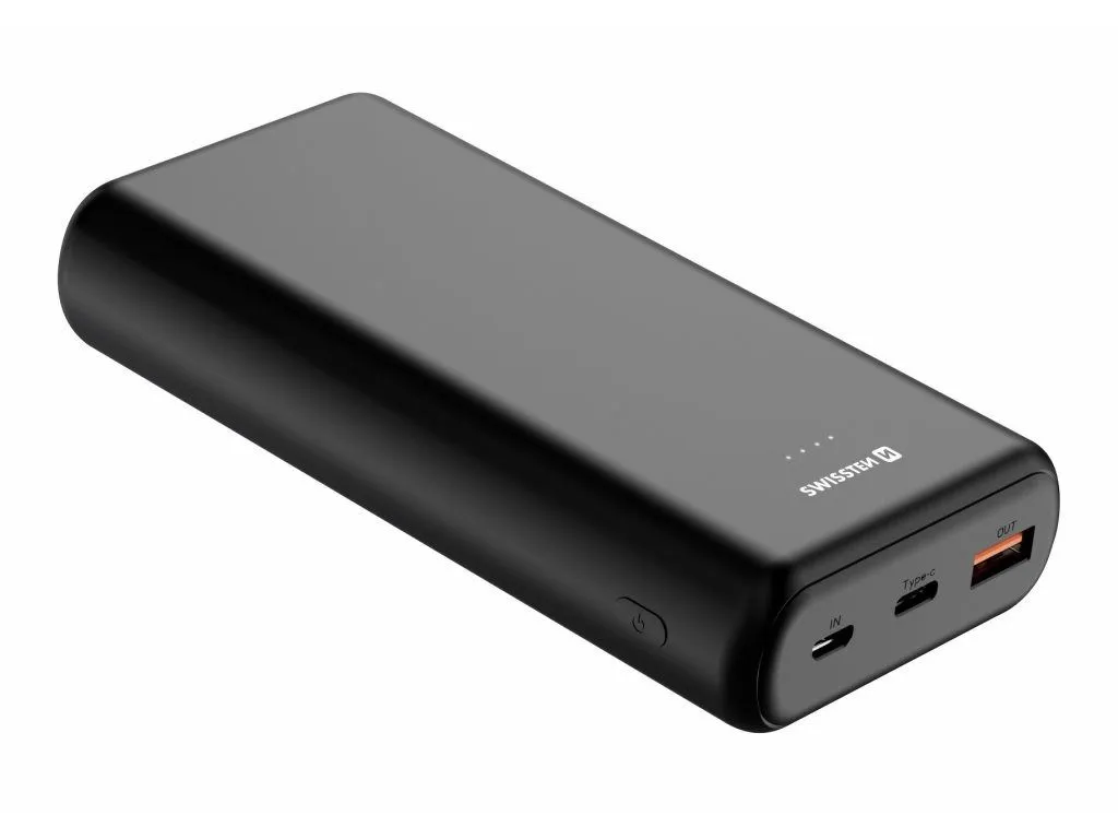 Swissten EKTERNA BATERIJA 790 Power Bank Power Line 20000 mAh 20W, crni