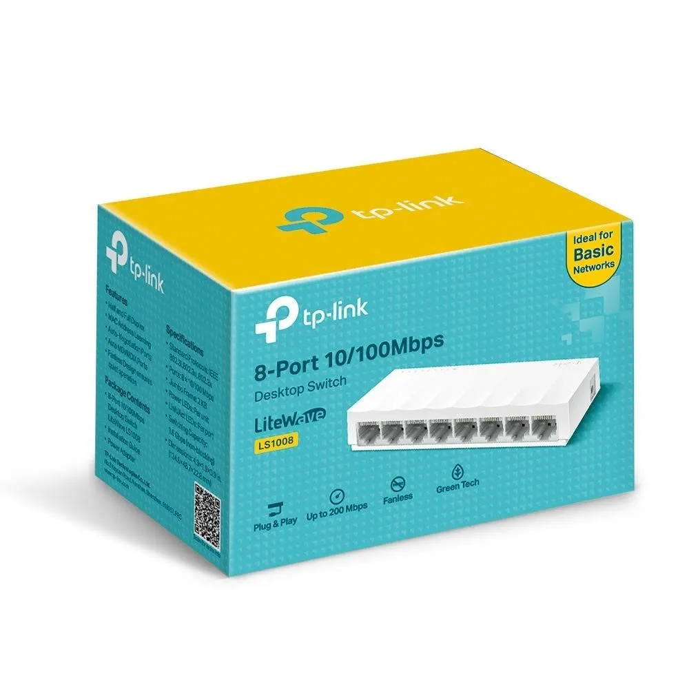 TP Link 8-PORTNI SWITCH LS1008