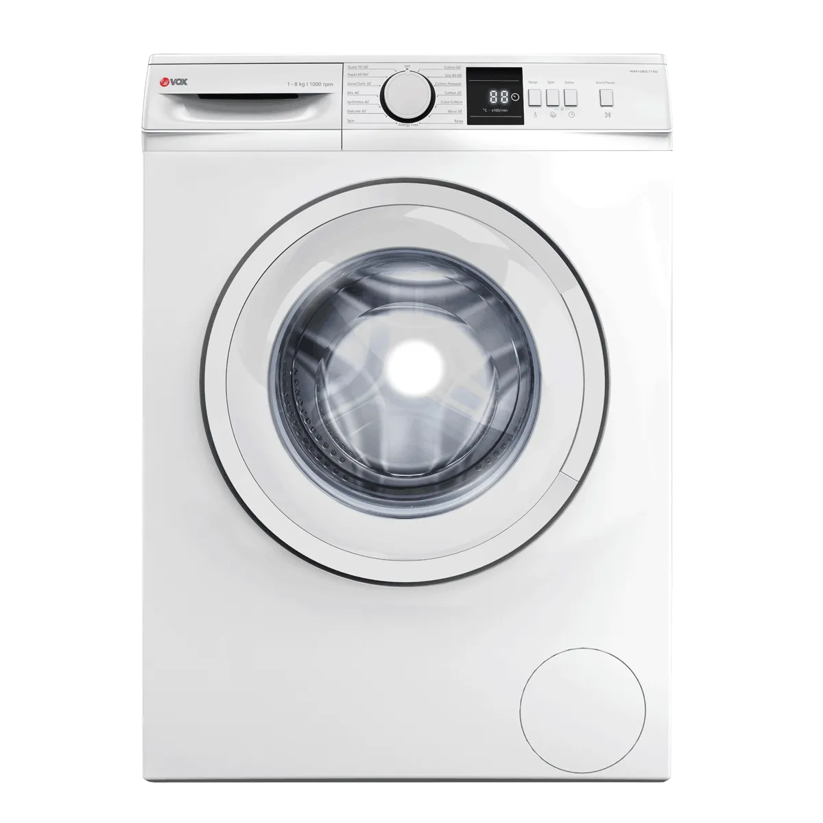 VOX MAŠINA ZA PRANJE VEŠA WM1080LT14D 8 kg, 1000 obrtaja