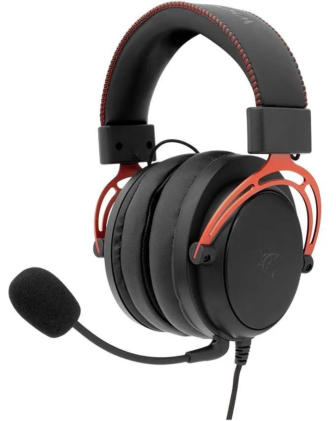 White Shark GEJMERSKE SLUŠALICE GH-2341 GORILLA Black /Red