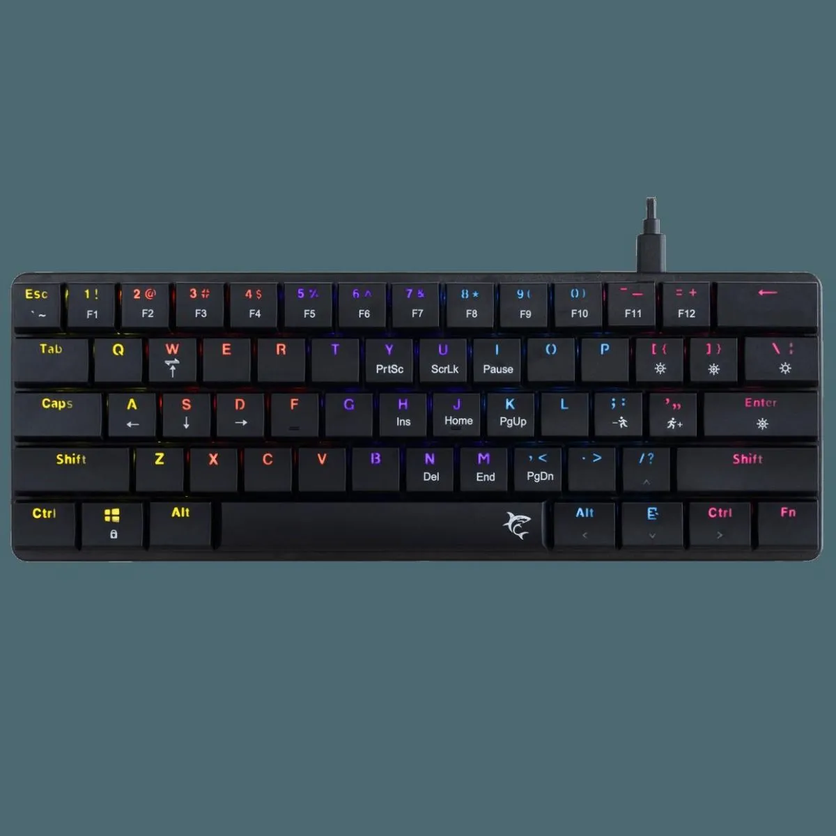 White Shark MEHANIČKA TASTATURA GK 006111 NAGAMAKI Black - RED Switch - US