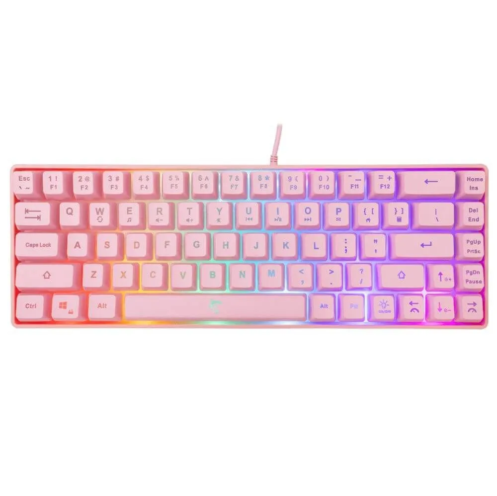 White Shark TASTATURA GK-2201 RONIN PINK - US