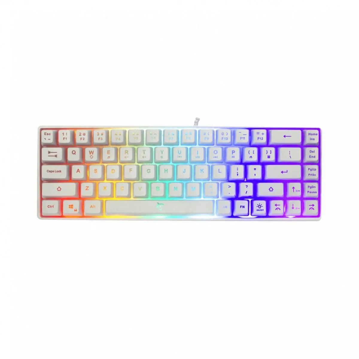 White Shark TASTATURA GK-2201 RONIN WHITE / US