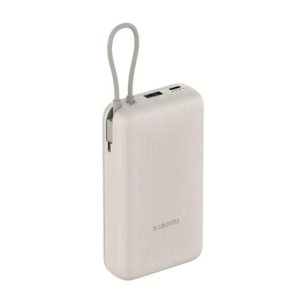 Xiaomi EKSTERNA BATERIJA 33W Power Bank 20000mAh (sa integrisanim kablom) Bež