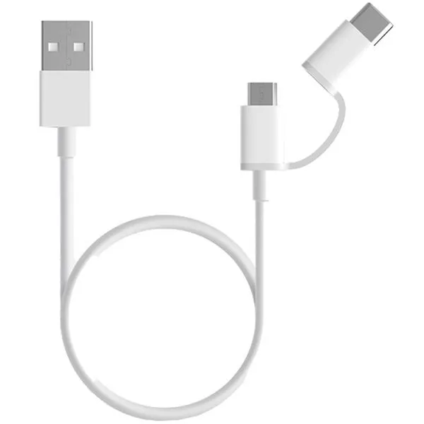 Xiaomi USB KABL Mi 2-in-1 USB Cable Micro USB to Type C (100cm)