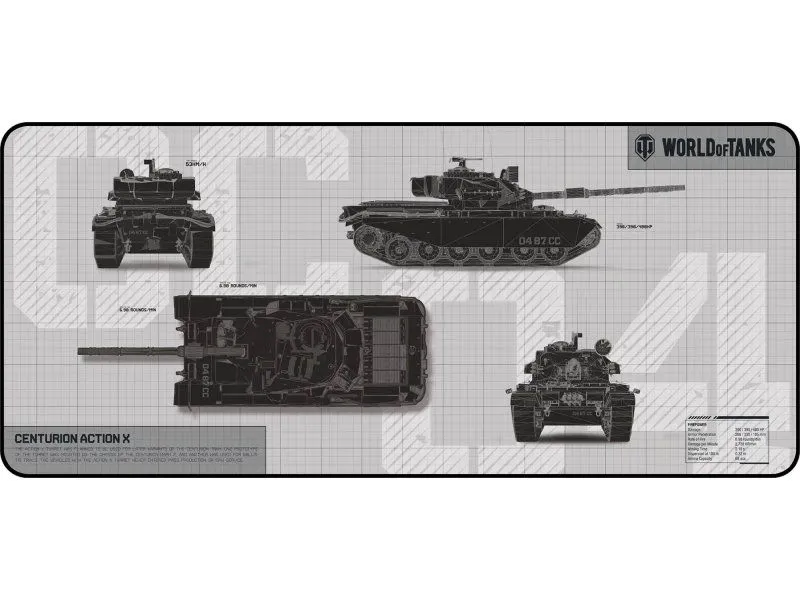 YENKEE PODLOGA ZA MIŠ YPM WT90 900x400x4mm