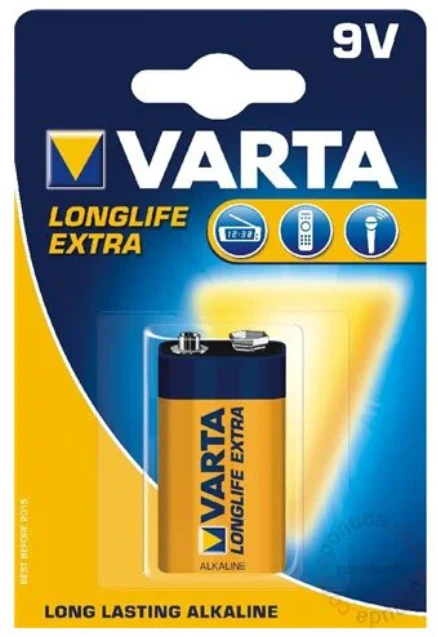 Baterija Varta 9V,  6LR61-VA-IND - DS Computers DOO